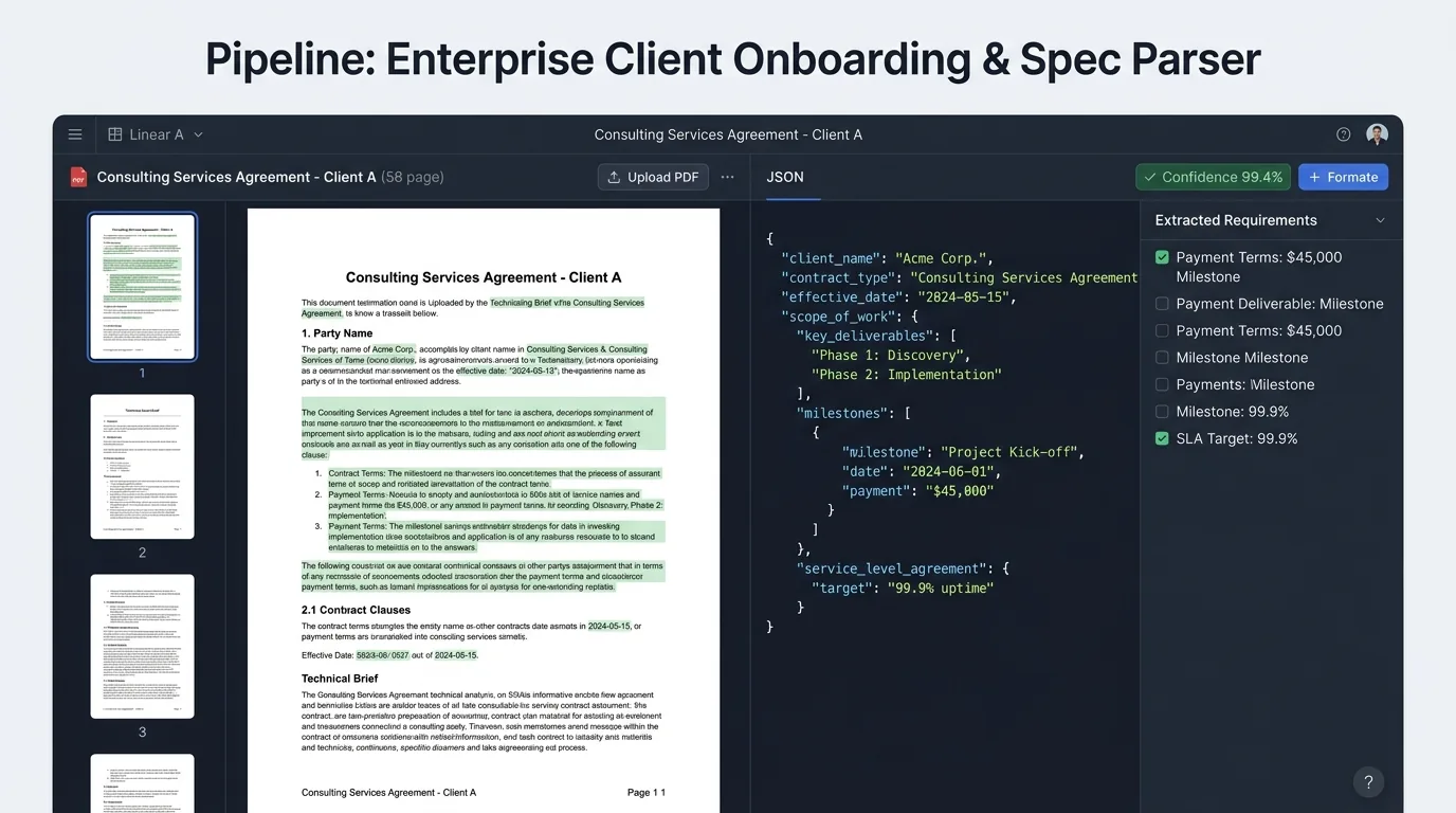 CLIENT ONBOARDING WORKFLOW DEMONSTRATION preview