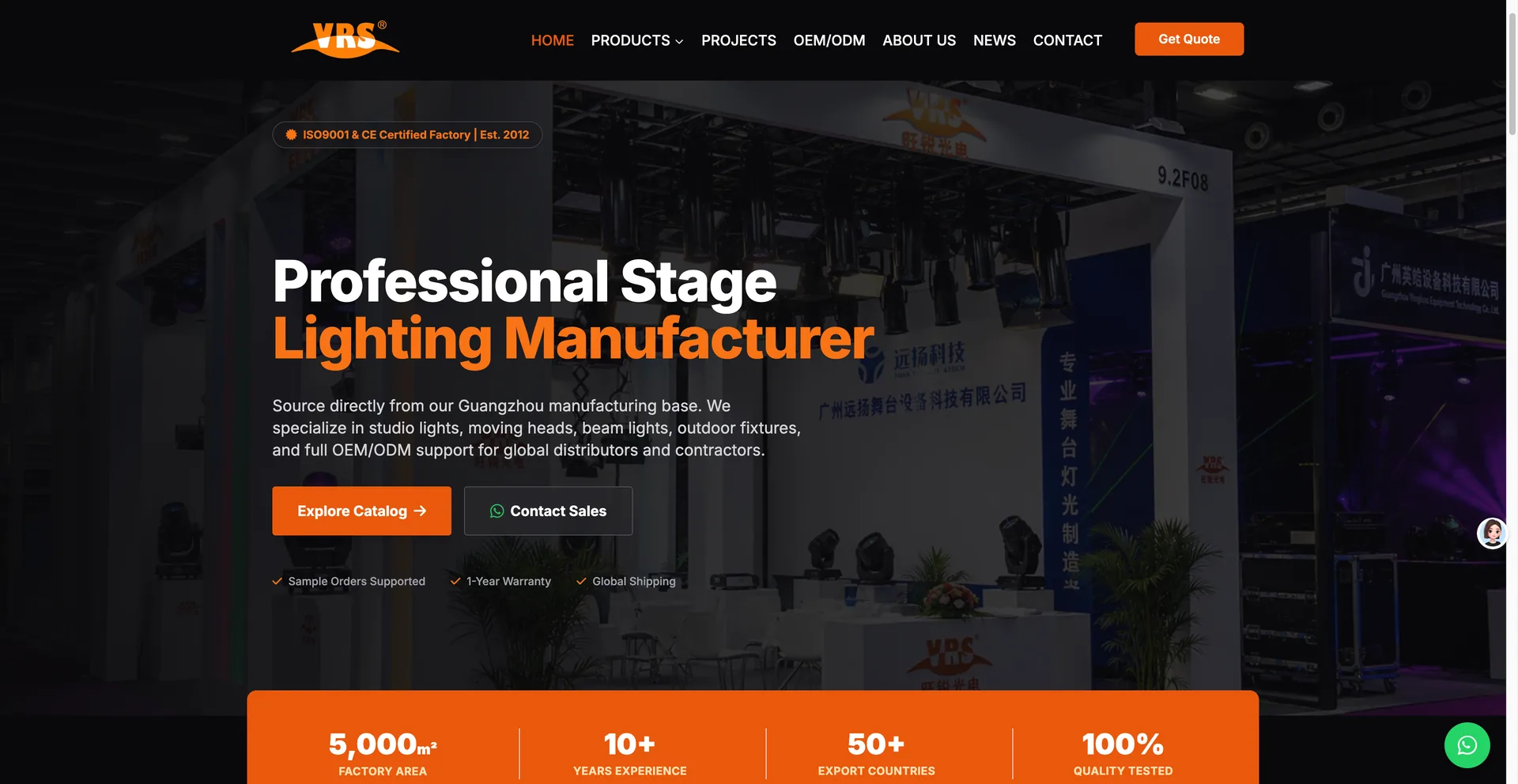 VRS project showcase preview