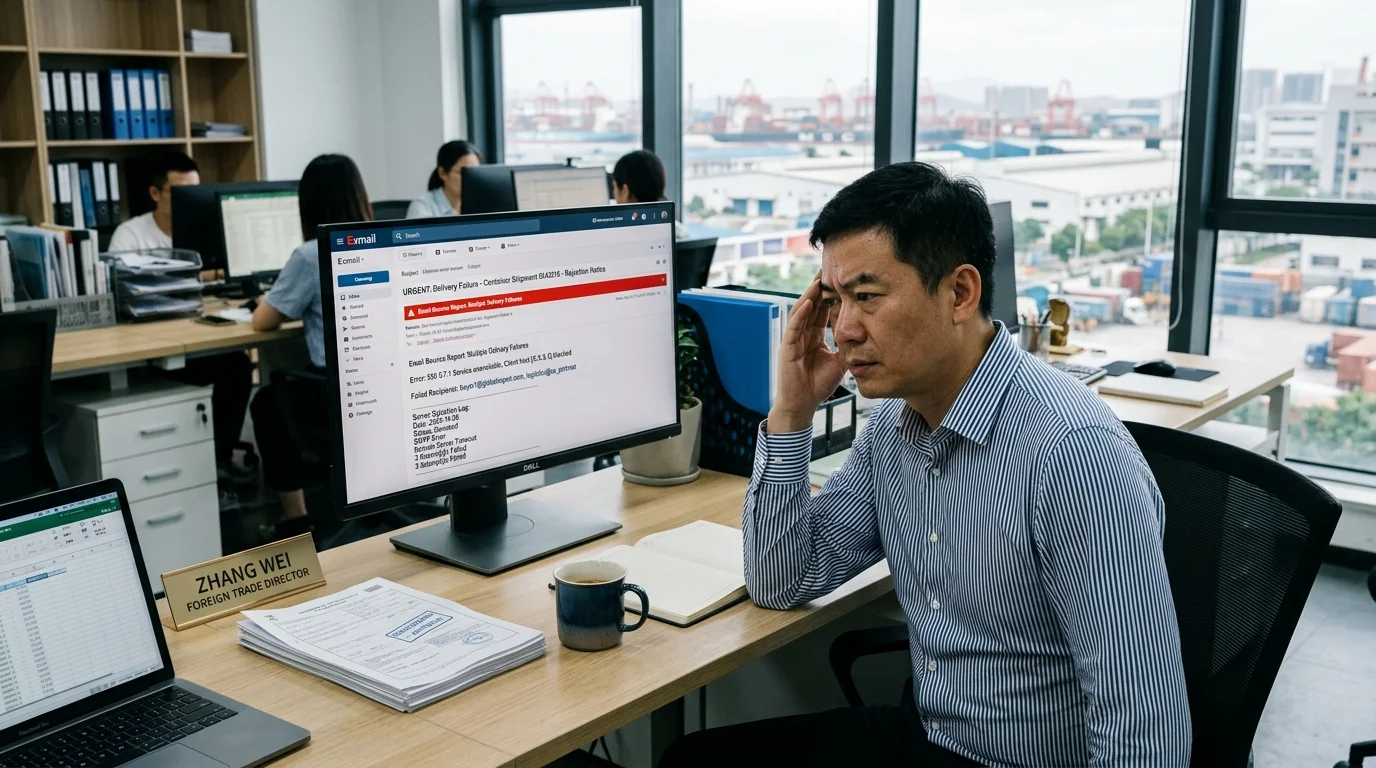 买了几千条海关数据让业务员群发：为什么发了三天，全公司的企业邮箱全被拉黑了？